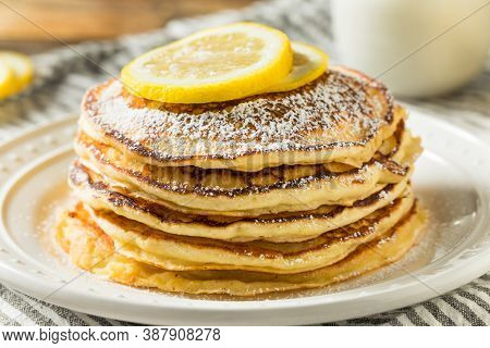 Homemade Lemon Ricotta Pancakes