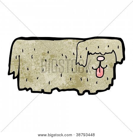 hechelnden Hund cartoon