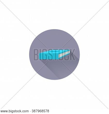 Book Colorful Flat Icon With Long Shadow