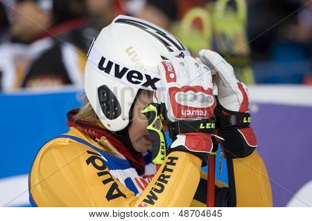 SOELDEN, AUSTRIA -OCT 25: FERNSEBNER Carolin GER w slalom gigant kobiet rasy w Rettenbach G
