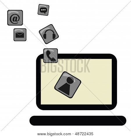 black computer