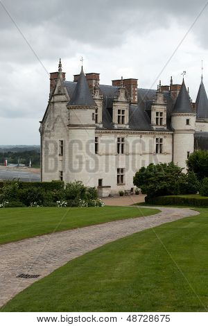 Amboise castle .Valley of the river Loire. France