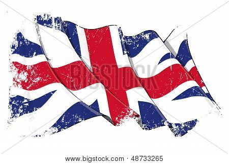 Union Jack 1606ï¿½1801 (the King's Colours) Grunge