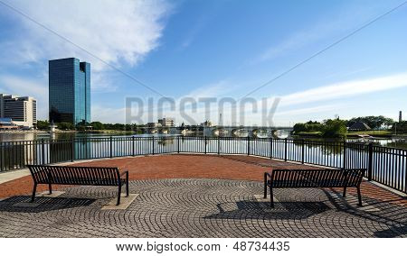 Skyline der Stadt