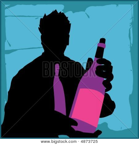 Man fles