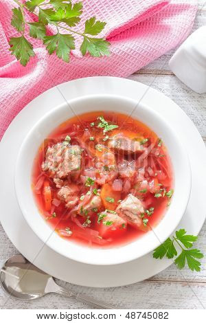 Zuppa di barbabietole