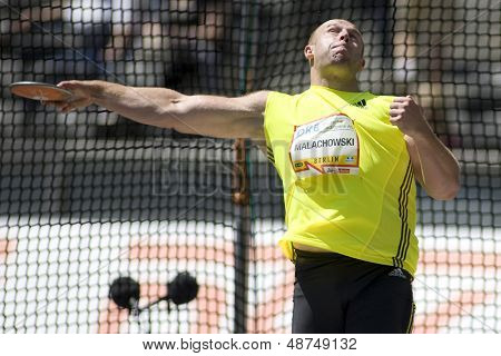14 Červen 2009; Berlín Německo. Piotr MALACHOWSKI (POL) v hodu na DKB ISTAF 68 v