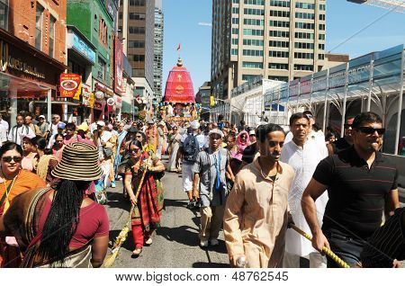 Hare Krishna Parade in Toronto.