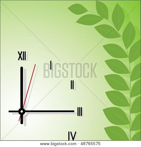 Tuntia vihreä tausta