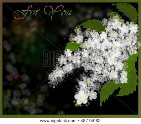 Floral kártya érted