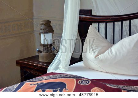 Quarto romântico em um Resort Africano