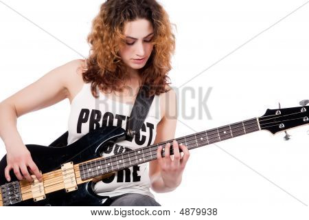 meine Gitarre spielen