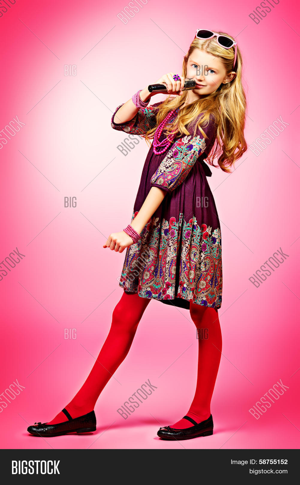 Little Modern Girl Image & Photo (Free Trial) | Bigstock