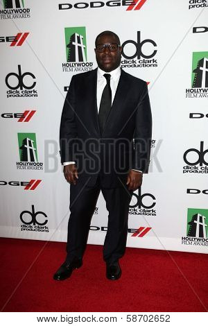 Steve McQueen at the 17th Annual Hollywood Film Awards Arrivals, Beverly Hilton Hotel, Beverly Hills, CA 10-21-13