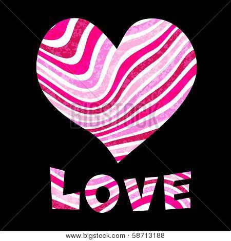 Heart and Love text