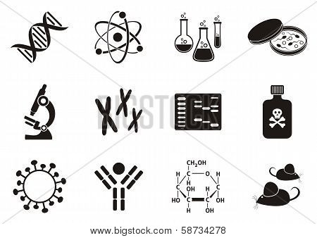 Biology Science Icons