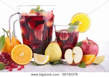 fruit cocktail, punch