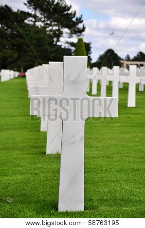 World war two cemetry in France, Europe