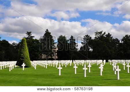 World war two cemetry in France, Europe
