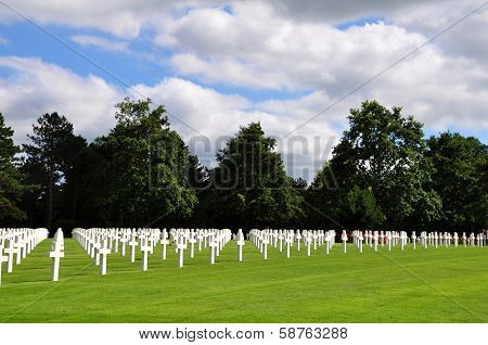World war two cemetry in France, Europe