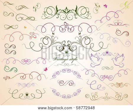 Vintage design collection