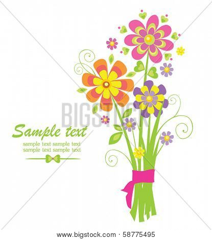 Funny greeting bouquet