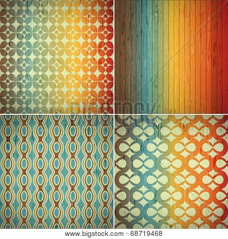 Retro Abstract Seamless Pattern