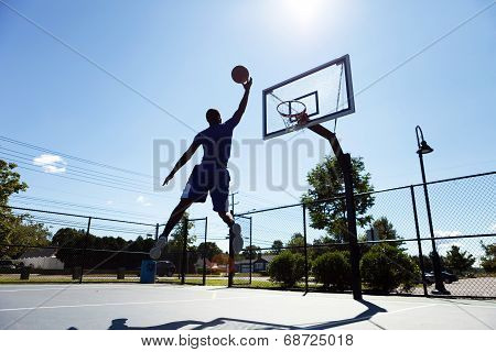 Basketball Player Silhouette