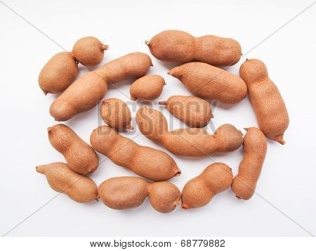 Raw Tamarind Fruits