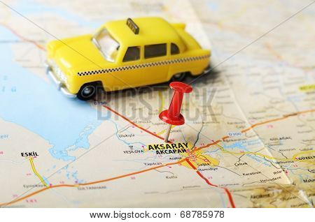 Aksaray,turkey  Map Taxi