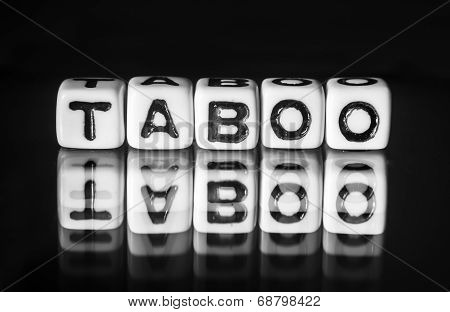 Taboo With Black And White Theme