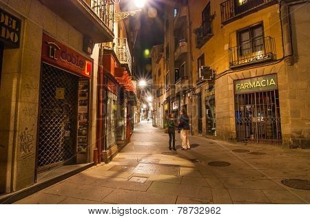 Streets of Segovia Spain