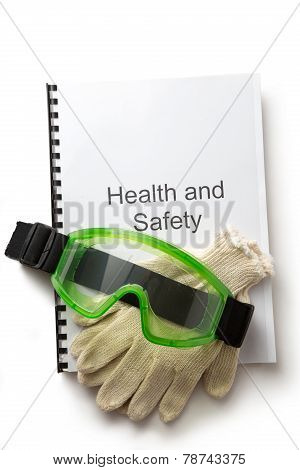 Health And Safety Register With Goggles