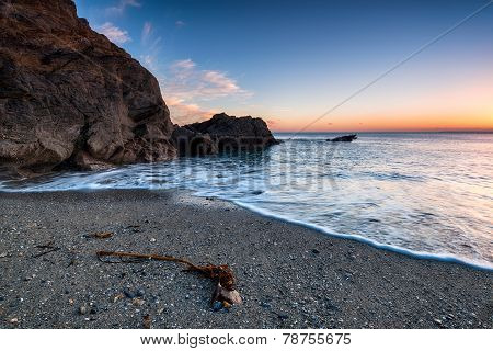 Hemmick Beach In Cornwall