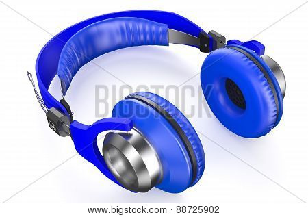 Blue Headphones