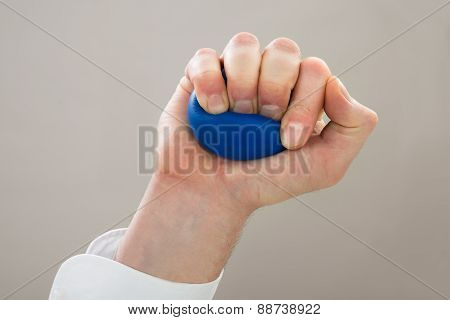 Businessperson Hand With Stressball