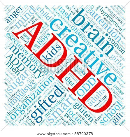 ADHD Word Cloud