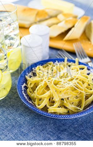 Pasta With Crispy Eggs