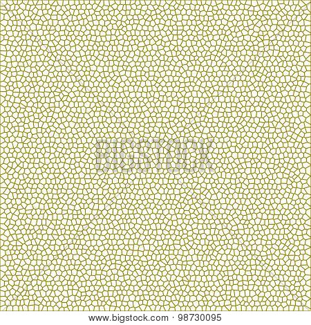 Green yellow art-illustration of mosaic