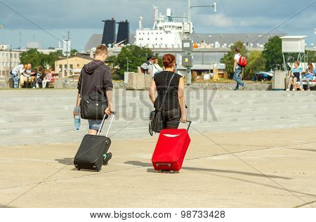Gdynia. On The Waterfront Maritime Station.