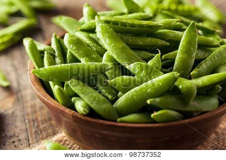 Organic Green Sugar Snap Peas