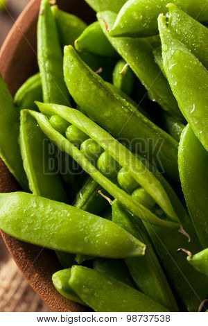 Organic Green Sugar Snap Peas