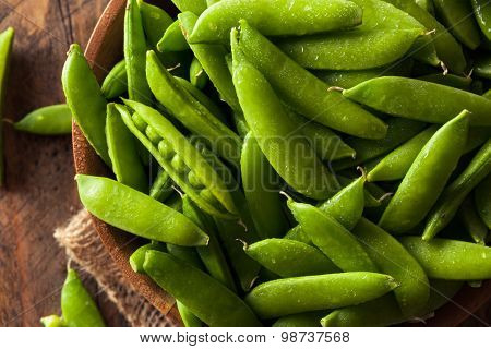 Organic Green Sugar Snap Peas