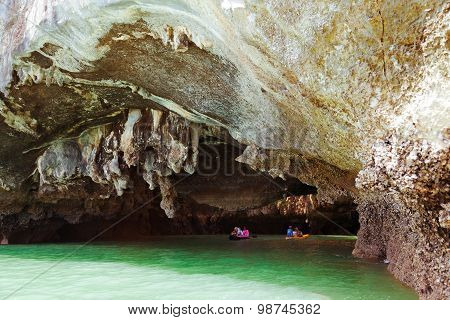 Kayaking In Pang Nga Bay, Thailand
