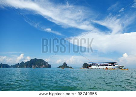 Kayaking In Pang Nga Bay, Thailand