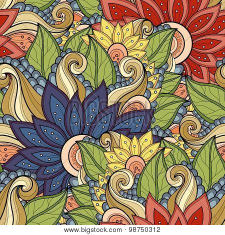 Vector Seamless Floral Pattern
