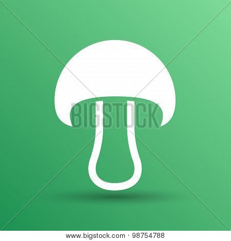 Mushroom sign icon. Boletus mushroom symbol concept