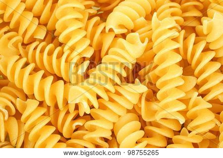 Rotini pasta background