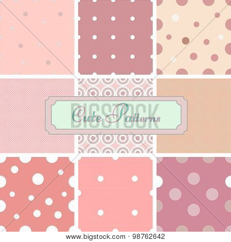 abstract geometric seamless patterns.  background.Vector illustration design