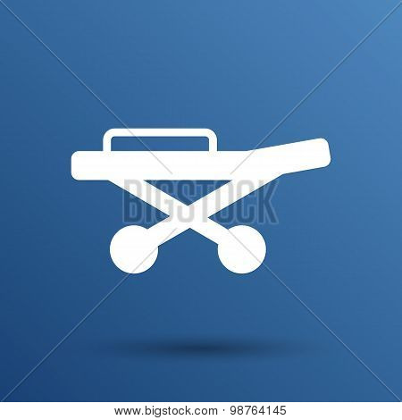 Cutting fretsaw symbol appliance icon Vector illustration